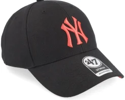 New York Yankees MLB Ballpark Mvp Black Adjustable - 47 Brand