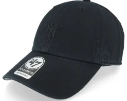 New York Yankees MLB Base Runner Clean Up Black Dad Cap - 47 Brand