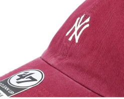 New York Yankees MLB Base Runner Clean Up Cardinal Dad Cap - 47 Brand