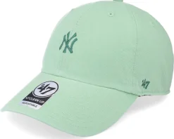 New York Yankees MLB Base Runner Clean Up Khaki Dad Cap - 47 Brand