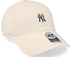 New York Yankees MLB Base Runner Clean Up Natural Dad Cap - 47 Brand