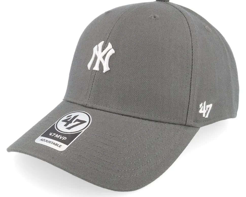 New York Yankees MLB Base Runner Mvp Charcoal Adjustable - 47 Brand