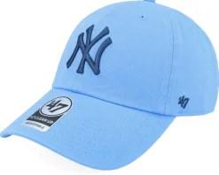 New York Yankees MLB Clean Up Cap Flax Blue Dad Cap - 47 Brand