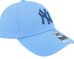 New York Yankees MLB Clean Up Cap Flax Blue Dad Cap - 47 Brand