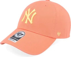 New York Yankees MLB Clean Up Cap Grapefruit Dad Cap - 47 Brand