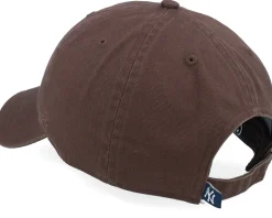 New York Yankees MLB Clean Up Cap Brown/Brown Dad Cap - 47 Brand