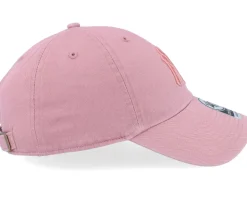 New York Yankees MLB Clean Up Cap Mauve Dad Cap - 47 Brand