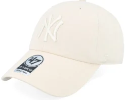 New York Yankees MLB Clean Up Cap Natural Dad Cap - 47 Brand