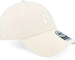 New York Yankees MLB Clean Up Cap Natural Dad Cap - 47 Brand