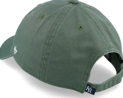 New York Yankees MLB Clean Up Moss Green Dad Cap - 47 Brand