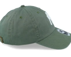 New York Yankees MLB Clean Up Moss Green Dad Cap - 47 Brand