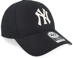 New York Yankees MLB Coastal Floral Under Mvp Black Adjustable - 47 Brand