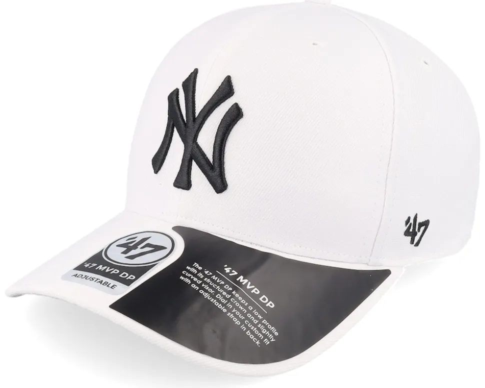 New York Yankees MLB Cold Zone Mvp Dp White Adjustable - 47 Brand