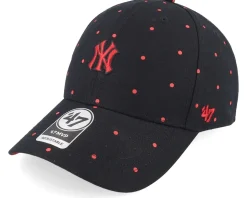 New York Yankees MLB Dotted Mvp Black Adjustable - 47 Brand