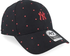New York Yankees MLB Dotted Mvp Black Adjustable - 47 Brand