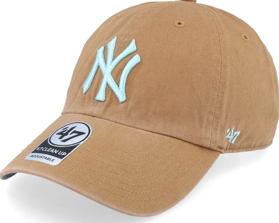 New York Yankees MLB Double Under 47 Clean Up Camel Dad Cap - 47 Brand