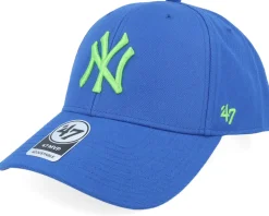 New York Yankees MLB Mvp Cap Sonic Blue Dad Cap - 47 Brand