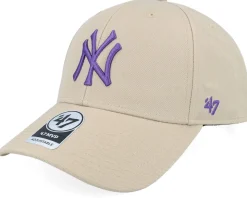 New York Yankees MLB Mvp Cap Khaki Adjustable - 47 Brand