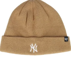 New York Yankees MLB Randle Camel Short Beanie - 47 Brand