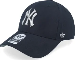 New York Yankees MLB Retro Stripe Under Mvp Black Adjustable - 47 Brand