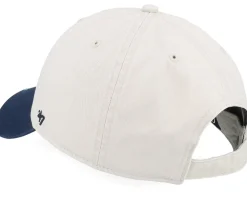 New York Yankees MLB Stand 47 Clean Up Bone/Navy Dad Cap - 47 Brand