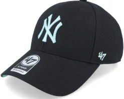 New York Yankees MLB Sure Shot MVP Black/Light Blue Adjustable - 47 Brand