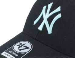New York Yankees MLB Sure Shot MVP Black/Light Blue Adjustable - 47 Brand