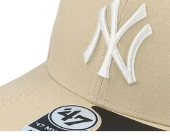 New York Yankees MLB Zone 47 Mvp Dp Cap Khaki Snapback - 47 Brand