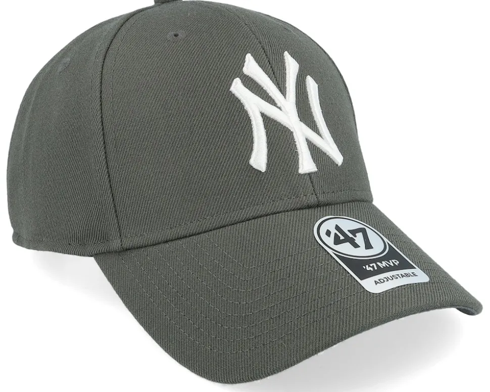 New York Yankees Mvp Charcoal Adjustable - 47 Brand