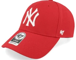 New York Yankees Mvp Classic Red Adjustable - 47 Brand