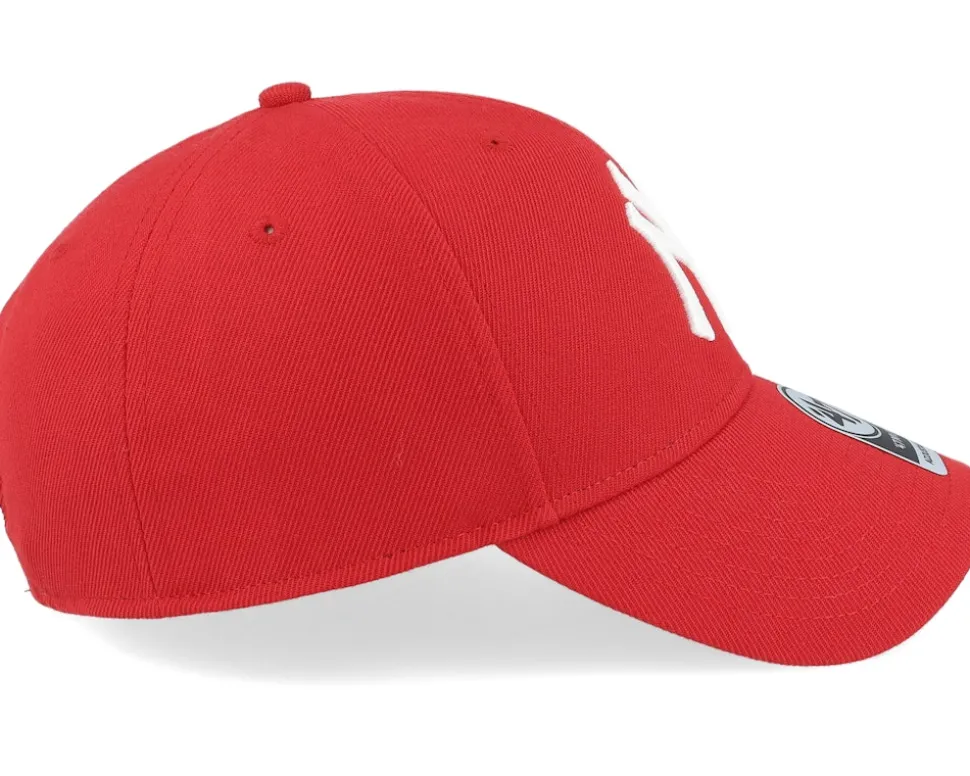 New York Yankees Mvp Classic Red Adjustable - 47 Brand