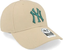 New York Yankees Mvp Khaki/Petrol Adjustable - 47 Brand