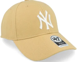 New York Yankees Mvp Light Tan Adjustable - 47 Brand