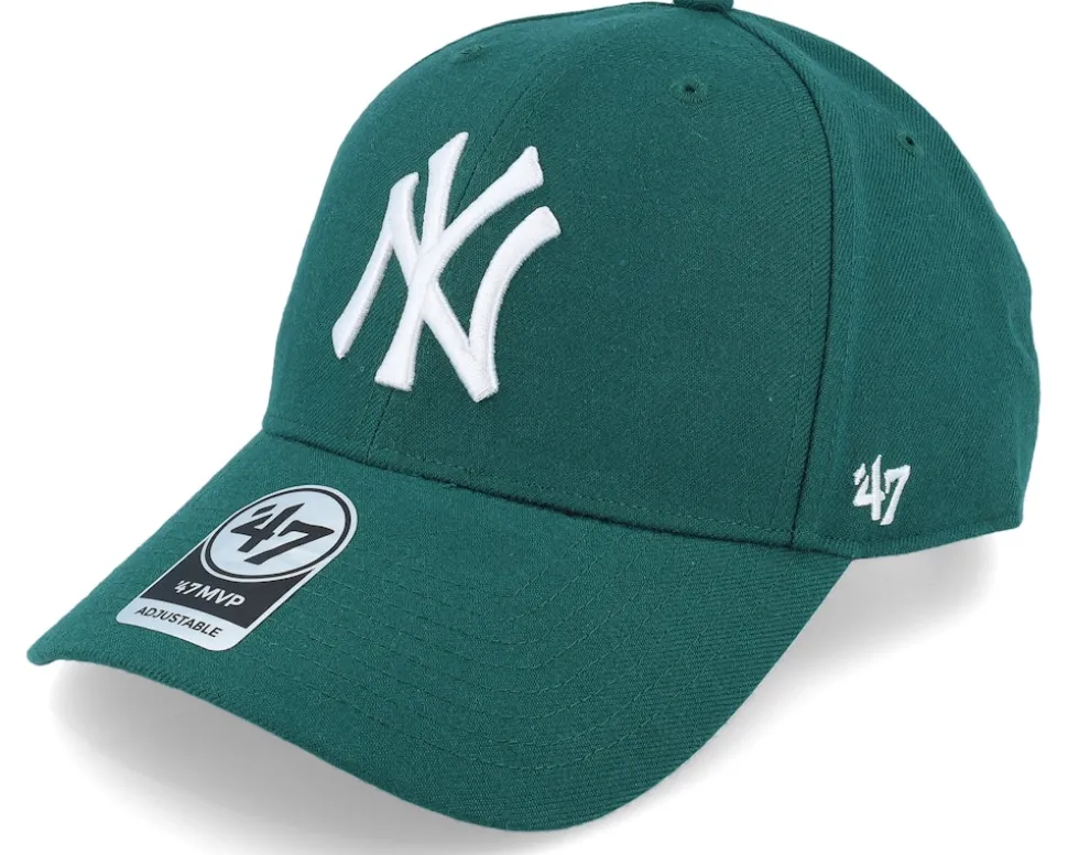 New York Yankees Mvp Pacific Green/White Adjustable - 47 Brand