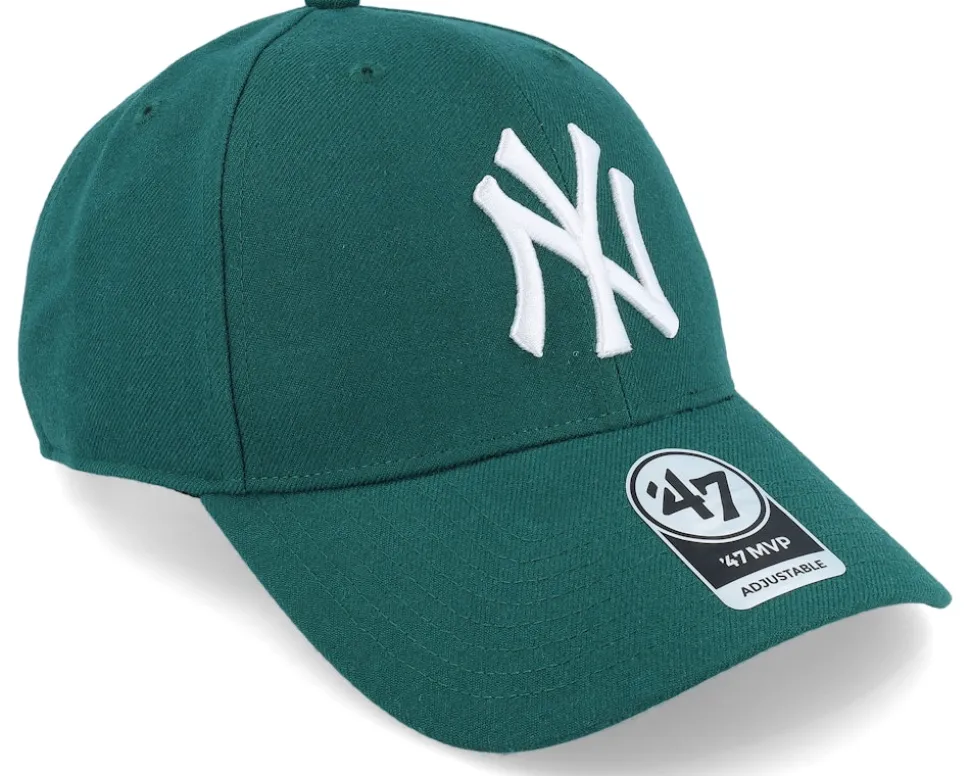 New York Yankees Mvp Pacific Green/White Adjustable - 47 Brand