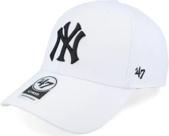 New York Yankees Mvp White Adjustable - 47 Brand