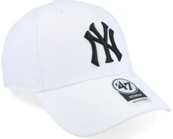 New York Yankees Mvp White Adjustable - 47 Brand
