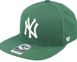 New York Yankees No Shot Captain Dark Green Snapback - 47 Brand