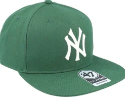 New York Yankees No Shot Captain Dark Green Snapback - 47 Brand