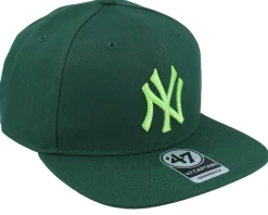 New York Yankees No Shot Captain Dark Green Snapback - 47 Brand