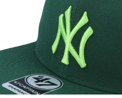 New York Yankees No Shot Captain Dark Green Snapback - 47 Brand