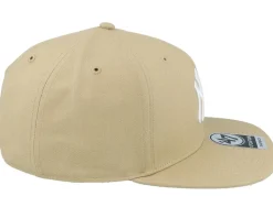 New York Yankees No Shot Captain Khaki/White Snapback - 47 Brand