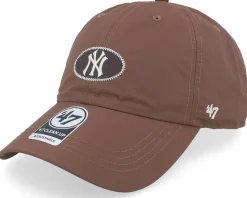 New York Yankees Outskirts Clean Up Brown Dad Cap - 47 Brand