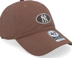 New York Yankees Outskirts Clean Up Brown Dad Cap - 47 Brand