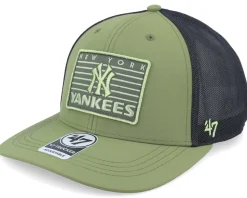 New York Yankees Outskirts Fatigue Green/Black Trucker - 47 Brand