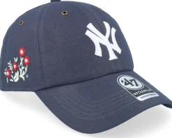New York Yankees Petal Side Clean Up Vintage Navy Dad Cap - 47 Brand