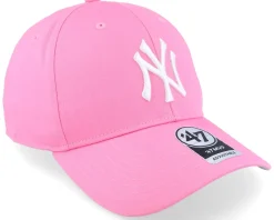 New York Yankees Raised Basic Mvp Rose/White Adjustable - 47 Brand