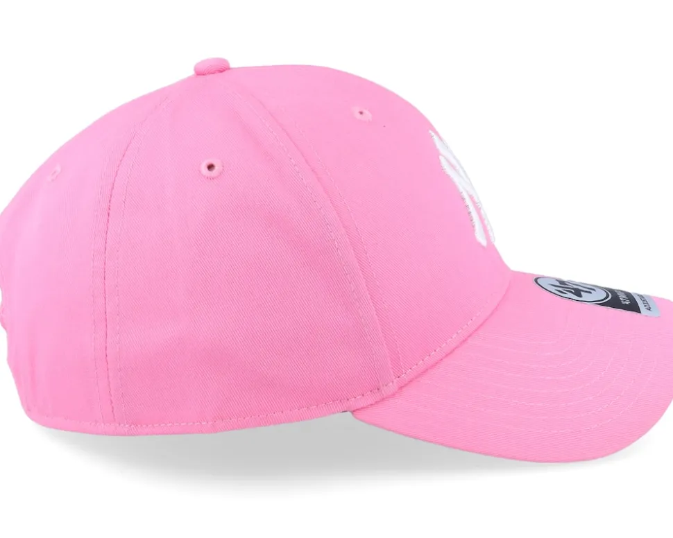 New York Yankees Raised Basic Mvp Rose/White Adjustable - 47 Brand