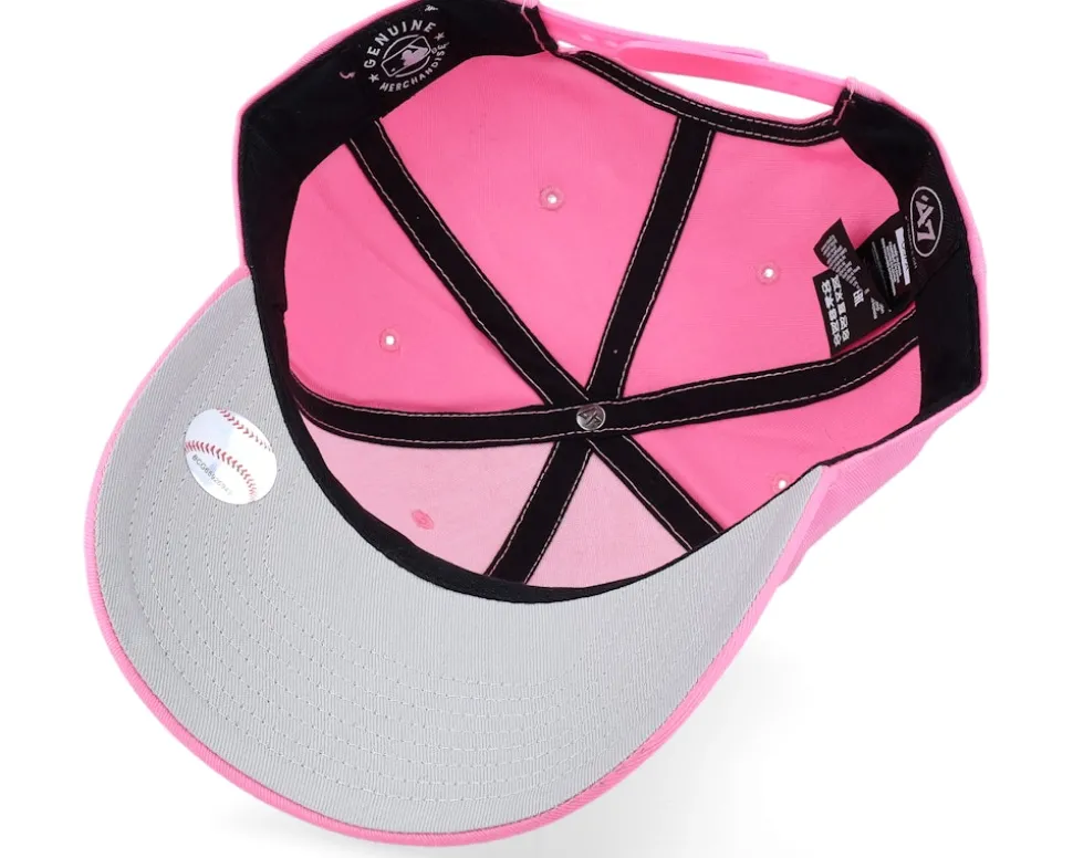 New York Yankees Raised Basic Mvp Rose/White Adjustable - 47 Brand