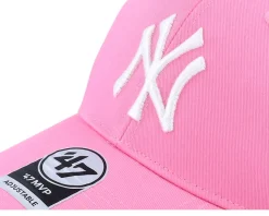 New York Yankees Raised Basic Mvp Rose/White Adjustable - 47 Brand
